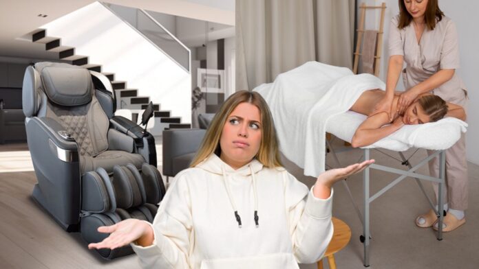 Massage Chairs vs. Professional Massages